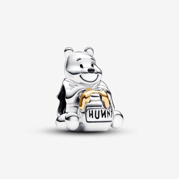 Disney 100th Anniversary Winnie the Pooh Lab-grown Diamond Charm - Picture 1 of 5